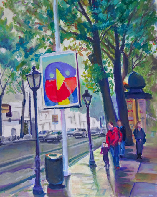 PARIS STREET ART PRINT